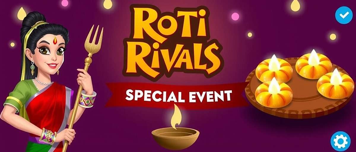Roti Rivals Diwali Celebration Roti Rivals Diwali special event with players making festive sweets and rotis